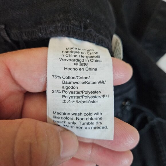 Madewell Women's Zipper Overalls Black Skinny Leg Dark Wash Size XS - Picture 5 of 11